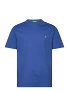 T-Shirt Tops T-shirts Short-sleeved Blue United Colors Of Benetton