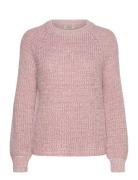 Frerni Pu 1 Tops Knitwear Jumpers Pink Fransa