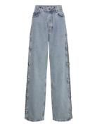 Saturday Jeans Bottoms Jeans Wide Blue H2O Fagerholt