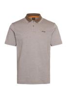 Peoxfordnew Tops Polos Short-sleeved Khaki Green BOSS