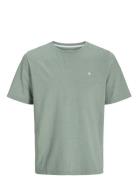 Jjepaulos Tee Ss Crew Neck Noos Tops T-shirts Short-sleeved Green Jack...