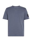 Badge Regular Tee Tops T-shirts Short-sleeved Blue Calvin Klein Jeans