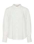 Yasmiroza Ls Shirt S. Tops Shirts Long-sleeved White YAS