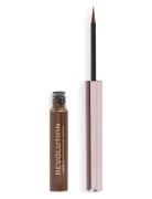 Revolution Super Flick Liquid Eyeliner Brown Eyeliner Sminke Brown Rev...