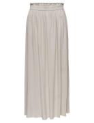 Onlvenedig Life Long Skirt Wvn Noos Langt Skjørt Beige ONLY