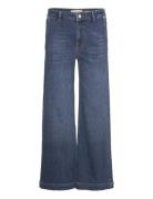 Pd-Gilly French Jeans Wash Washington Bottoms Jeans Wide Blue Pieszak