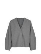 Vijuice Loose L/S Jacket - Noos Tops Knitwear Cardigans Grey Vila