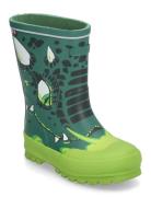 Jolly Print Shoes Rubberboots High Rubberboots Green Viking