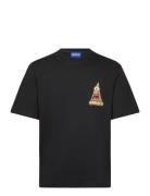 Nizzerio Tops T-shirts Short-sleeved Black HUGO BLUE