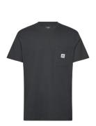 Ww Pocket Tee Tops T-shirts Short-sleeved Black Lee Jeans