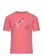 T-Shirt Ss Tops T-shirts Short-sleeved Pink Minymo