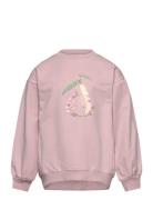 Sweatshirt Ls Tops Sweat-shirts & Hoodies Sweat-shirts Pink Minymo