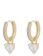Brooklyn St Ring Pendant Ear Øredobber Smykker Gold SNÖ Of Sweden