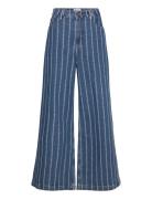 Ecube Bottoms Jeans Wide Blue Munthe