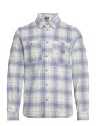 Evansville Ls Designers Shirts Casual Blue Dickies