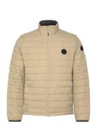 Light Weight Quilted Jacket Fôret Jakke Beige Lindbergh