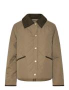 Barbour Anise Quilt Vattert Jakke Khaki Green Barbour