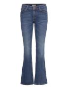 Trousers Denim Fay Dark Blue Bottoms Jeans Flares Blue Lindex