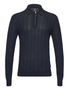 Maklint Z Heritage Tops Knitwear Long Sleeve Knitted Polos Navy Matini...