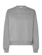 Remey Emb-M Tops Sweat-shirts & Hoodies Sweat-shirts Grey MbyM