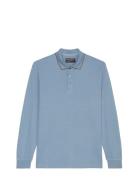 Polos Long Sleeve Tops Polos Long-sleeved Blue Marc O'Polo