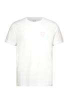 Feeling T-Shirt Tops T-shirts Short-sleeved White Makia