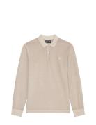 Polos Long Sleeve Tops Polos Long-sleeved Cream Marc O'Polo