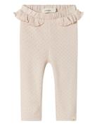 Nbfrachel Nyn Slim Legging Lil Bottoms Leggings Cream Lil'Atelier