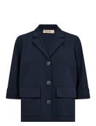 Mmcamie Izzy Jacket Blazers Single Breasted Blazers Navy MOS MOSH