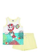 T Shirt + Short Sets Sets With Short-sleeved T-shirt White Paw Patrol