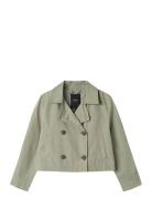 Nkfmadelin Trench Coat Short Tynn Jakke Skalljakke Green Name It