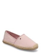 Flag Canvas Espadrille Sandaler Espadrilles Lave Pink Tommy Hilfiger