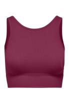 Onpjaia Life Un Sl Seam Short Top Noos Sport Crop Tops Sleeveless Crop...
