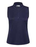 Sl Ess Solid Knit Polo Sport T-shirts & Tops Polos Navy Callaway