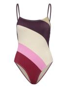 Blacca Euna Swimsuit Badedrakt Badetøy Pink Becksöndergaard