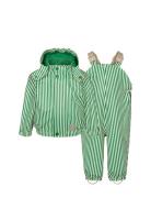 Oddy Set Outerwear Rainwear Rainwear Sets Green MarMar Copenhagen