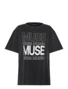 Cmmuse-Logo-Tee Tops T-shirts & Tops Short-sleeved Black Copenhagen Mu...