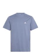 Star Chevron Tee Vgh Sport T-shirts Short-sleeved Blue Converse