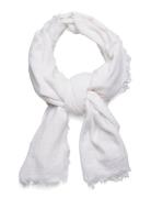 Beach Essential Textured Cotton Beach Wrap Strandklær White Seafolly