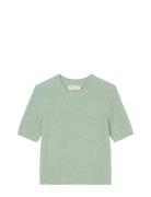 Pullover Short Sleeve Tops Knitwear Jumpers Green Marc O'Polo