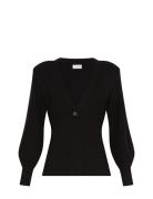 Mscheugina Rachelle Cardigan Tops Knitwear Cardigans Black MSCH Copenh...
