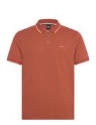 Parlay 190 Tops Polos Short-sleeved Orange BOSS