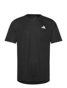 Club Tee Sport T-shirts Short-sleeved Black Adidas Tennis