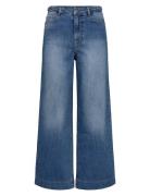 Nuparis Cropped Jeans Bottoms Jeans Wide Blue Nümph