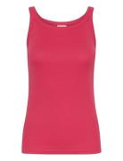 Kacarna Tank Top Tops T-shirts & Tops Sleeveless Pink Kaffe