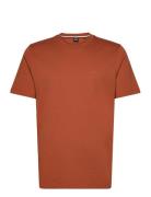 Thompson 01 Tops T-shirts Short-sleeved Orange BOSS