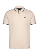 Paul Sport Polos Short-sleeved Beige BOSS