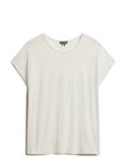 Studios Loose Tee Tops T-shirts & Tops Short-sleeved White Superdry