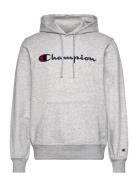 Hooded Sweatshirt Tops Sweat-shirts & Hoodies Hoodies Grey Champion