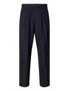 Slhrelaxed-Axel Trs Bottoms Trousers Formal Navy Selected Homme